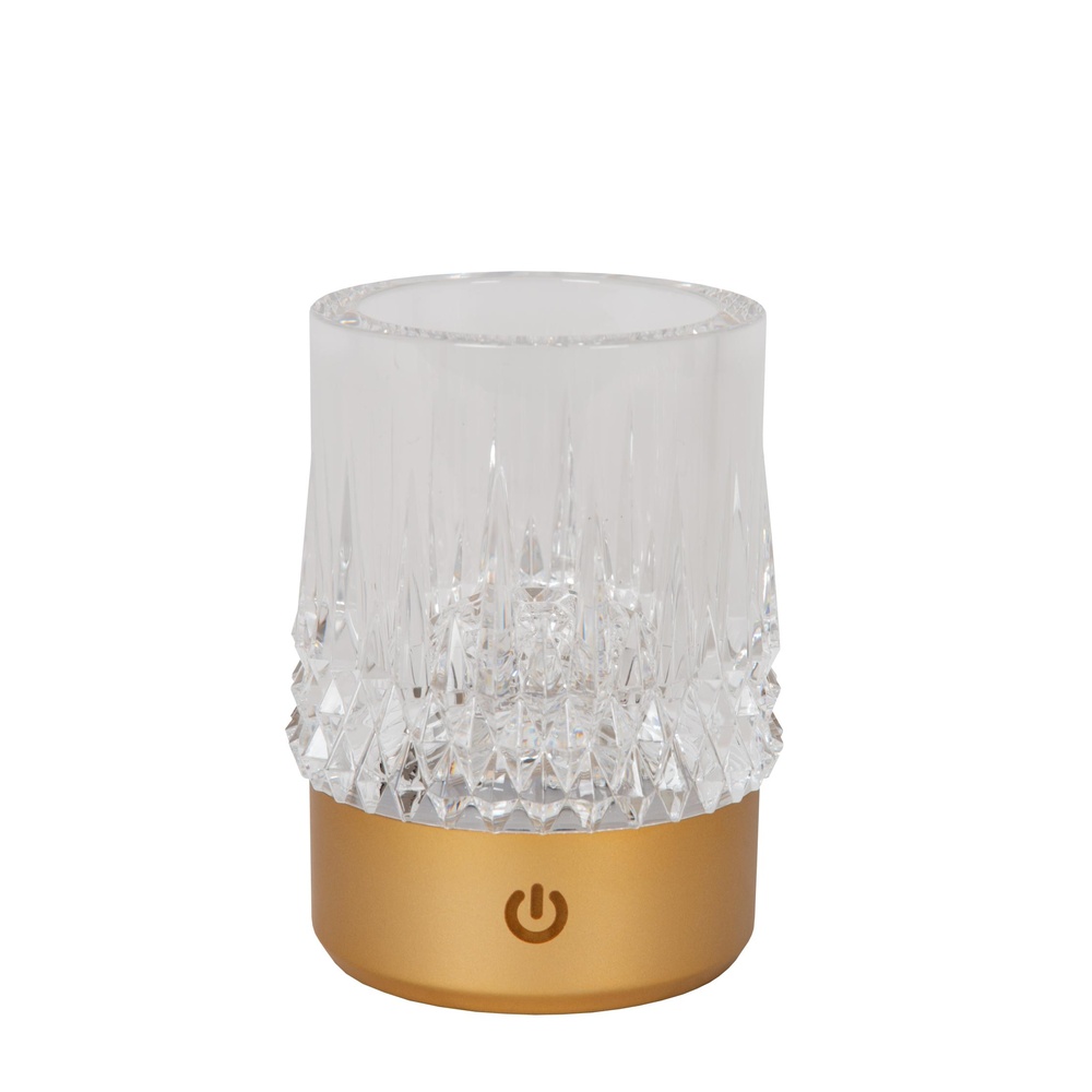 Lucide Oplaadbare tafellampjesLily set van 3 goud - 46520/03/02
